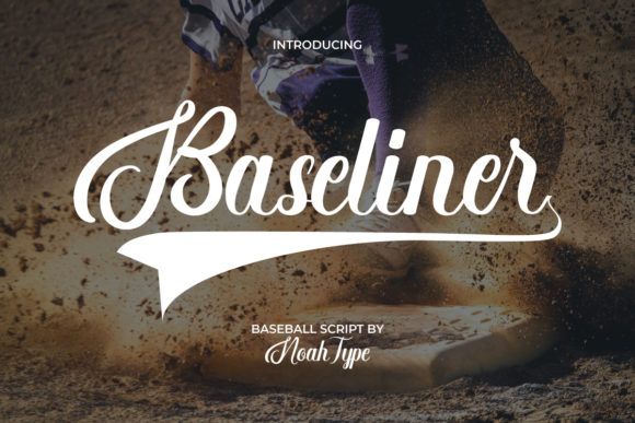 Baseliner: A Script Font That Brings the Energy of the Game