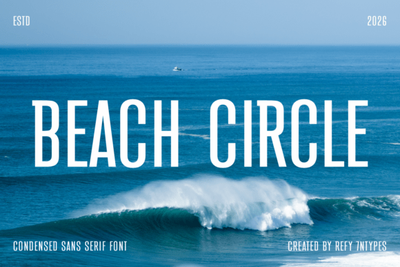 Beach Circle: A Modern Typeface for Bold Branding