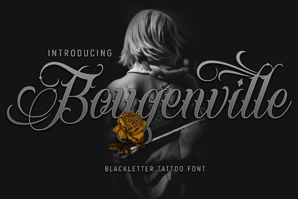 Bougenville: The Modern Blackletter Font for Bold Branding