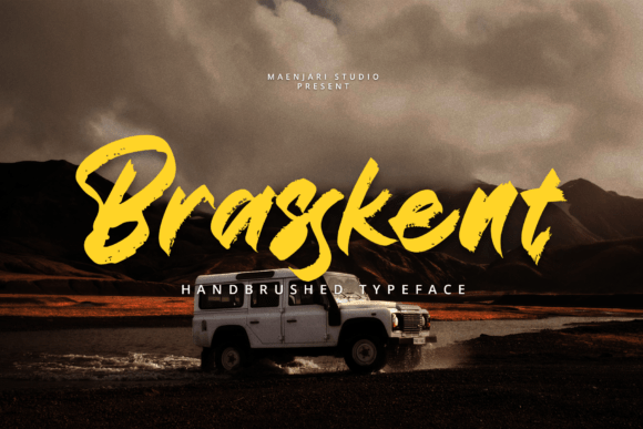 Brasskent: The Gritty Brush Font for Bold Branding