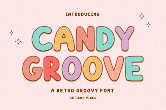 Candy Groove: A Nostalgic Typeface for Modern Projects