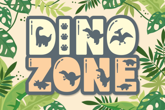 Dino Zone: A Playful Font for Roaring Creative Projects