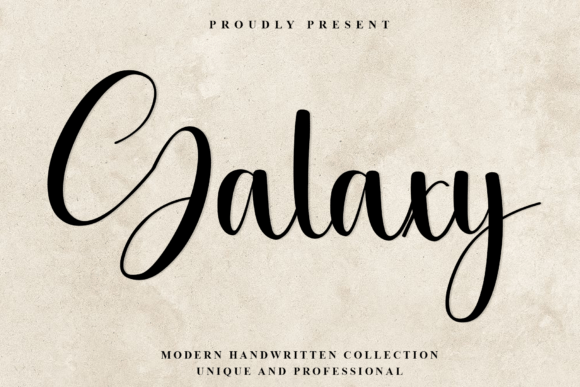 Galaxy: The Artisanal Calligraphy Font for Premium Projects
