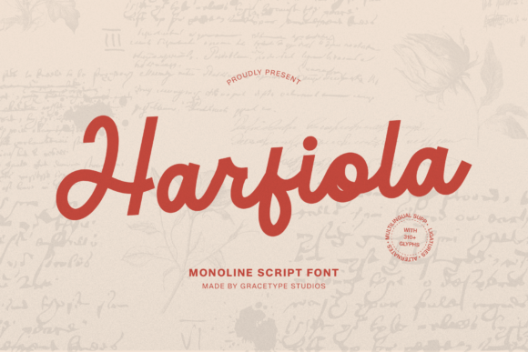 Harfiola: The Heartfelt Script Font for Authentic Branding