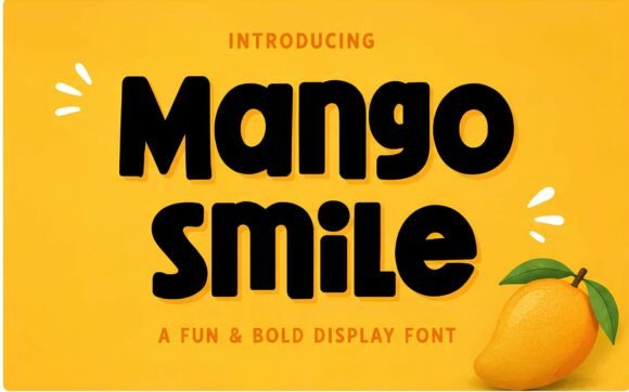 Mango Smile: A Font That Brings the Party to Your Projects