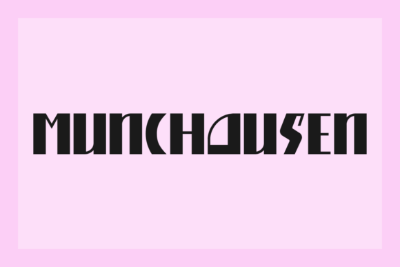 Munchausen: A Retro Sans Serif for Modern Creativity