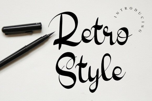 Retro Style: The Calligraphy Font with Vintage Soul