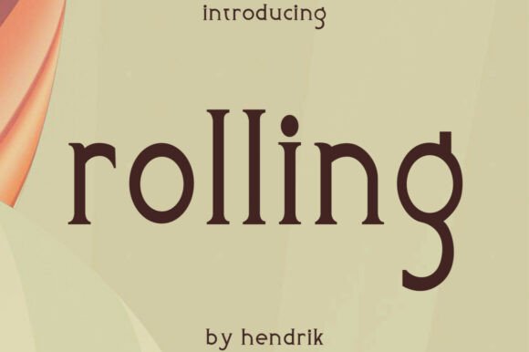 Rolling Serif: A Modern Typeface That Balances Boldness and Elegance