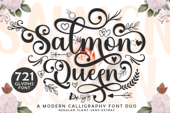 Salmon Queen Duo: A Typeface for Modern Creators