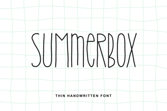 Summerbox: The Handwritten Font with Modern Edge