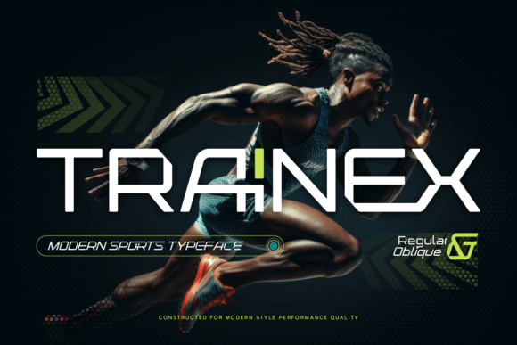 Trainex: A Typeface Built for the Starting Line and the Finish Line
