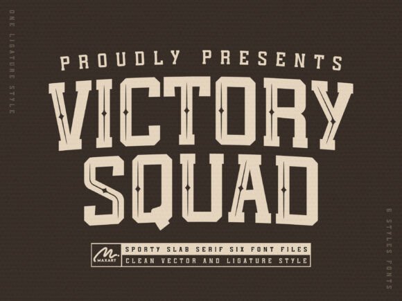 Victory Squad: The Typeface for Champions and Bold Brands