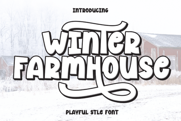 Winter Farmhouse: A Handwritten Font with Heart